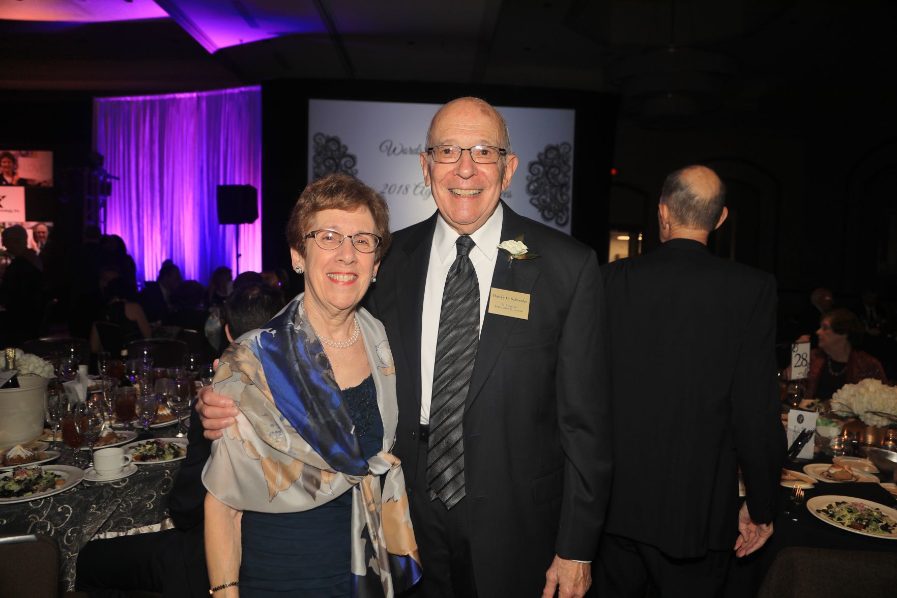 Leanne and Harvey Schneider, honoree